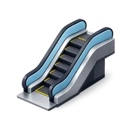 Escalator 3D icon