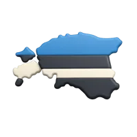 Estonia 3D icon