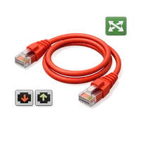 Ethernet Crossover Cable 3D icon