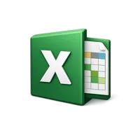 Excel 3D icon