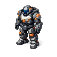 Exosuit 3D icon