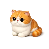 Exotic Shorthair Cat 3D icon