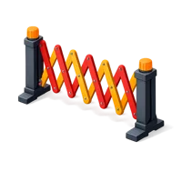 Expandable Barrier 3D icon