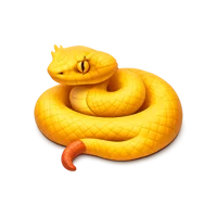 Eyelash Viper 3D icon