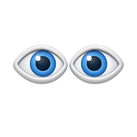 Eyes 3D icon