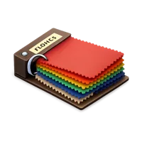 Fabric Swatch Book 3D icon