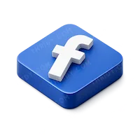 Facebook Logo 3D icon