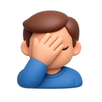 Facepalm Man 3D icon