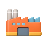 Factory 3D icon