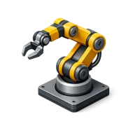 Factory Robot 3D icon