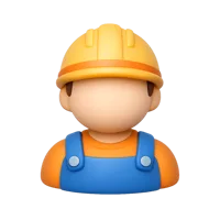 Factory Worker 3D icon