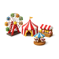 A grid of About Holidays & Events icons 3D icons