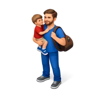 Father 3D icon