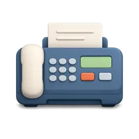 Fax Machine 3D icon