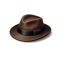Fedora Hat 3D icon