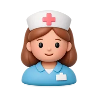 Female Nurse 3D icon