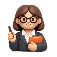 Female Professor 3D icon