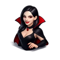 Female Vampire 3D icon