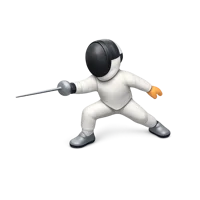 Fencing 3D icon