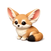 Fennec Fox 3D icon