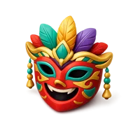 Festival Mask 3D icon