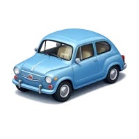 Fiat 600 3D icon