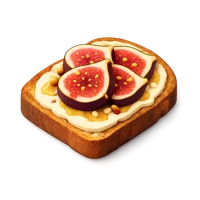 Fig Toast 3D icon