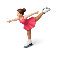 Figure Skating 3D icon
