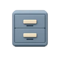 File Cabinet 3D icon
