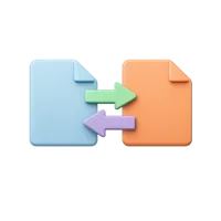 File Conversion 3D icon