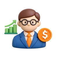 Financial Advisor 3D icon