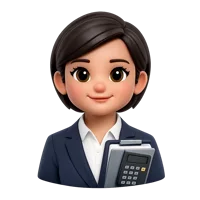 Financial Advisor Avatar 3D icon