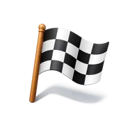 Finish Flag 3D icon