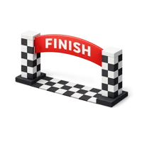 Finish Line 3D icon
