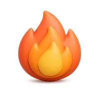 Fire 3D icon