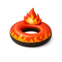 Fire Float 3D icon