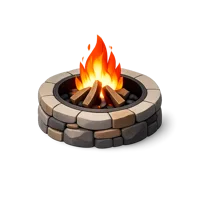Fire Pit 3D icon