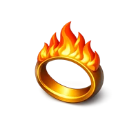 Fire Ring 3D icon