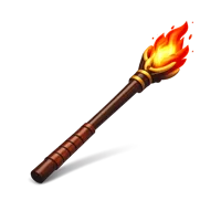 Fire Wand 3D icon