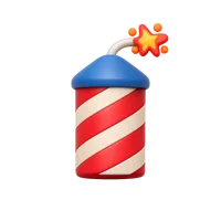 Firecracker 3D icon