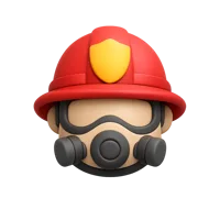 Firefighter 3D icon