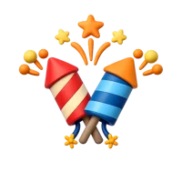 Fireworks 3D icon