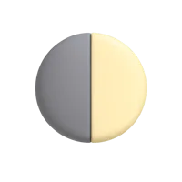 First Quarter Moon 3D icon