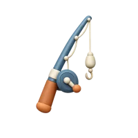 Fishing Rod 3D icon