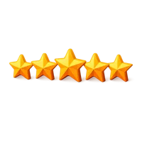 Five Star Rating 3D icon