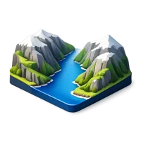 Fjord 3D icon