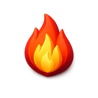 Flame 3D icon