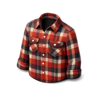 Flannel Shirt 3D icon