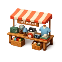 Flea Market 3D icon