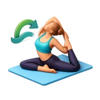 Flexibility 3D icon